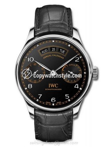 IWC Portugieser Annual Calendar Stainless Steel / Pisa IW5035-07 IWC Portugieser Annual Calendar Stainless Steel / Pisa IW5035-07