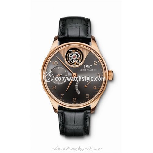 IWC Portuguese Tourbillon Mystere Red Gold / Ardoise IW5042-10 IWC Portuguese Tourbillon Mystere Red Gold / Ardoise IW5042-10