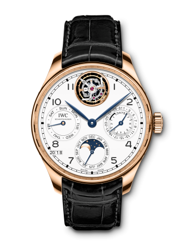 IWC Portuguese Perpetual Calendar Tourbillon Edition 150 Years Red Gold / White IW5045-01 IWC Portuguese Perpetual Calendar Tourbillon Edition 150 Years Red Gold / White IW5045-01