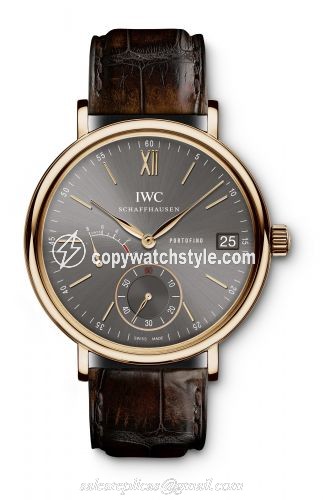 IWC Portofino Hand-Wound Eight Days Red Gold / Ardoise IW5101-04 IWC Portofino Hand-Wound Eight Days Red Gold / Ardoise IW5101-04