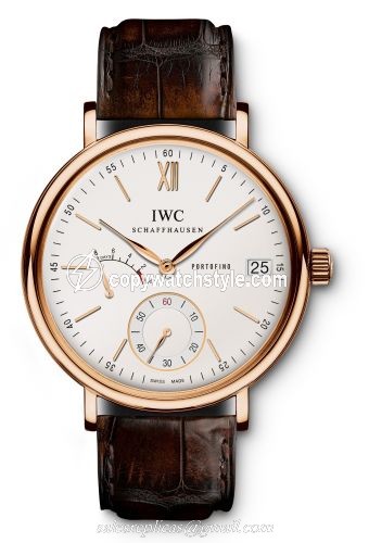 IWC Portofino Hand-Wound Eight Days Red Gold / Silver IW5101-07 IWC Portofino Hand-Wound Eight Days Red Gold / Silver IW5101-07