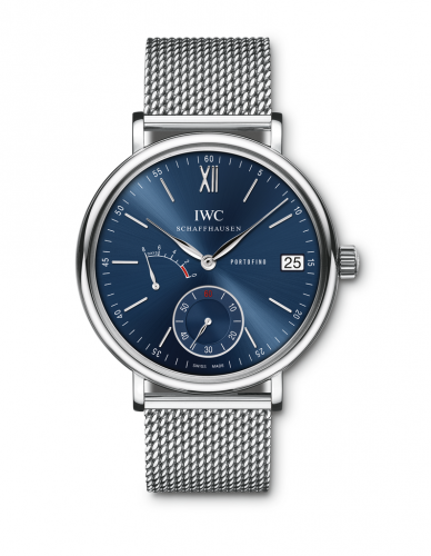IWC Portofino Hand-Wound Eight Days Stainless Steel / Blue / Milanese IW5101-16 IWC Portofino Hand-Wound Eight Days Stainless Steel / Blue / Milanese IW5101-16