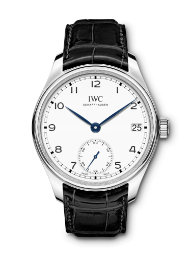 IWC Portugieser Hand-Wound Eight Days "150 Years" Stainless Steel / White IW5102-12 IWC Portugieser Hand-Wound Eight Days "150 Years" Stainless Steel / White IW5102-12