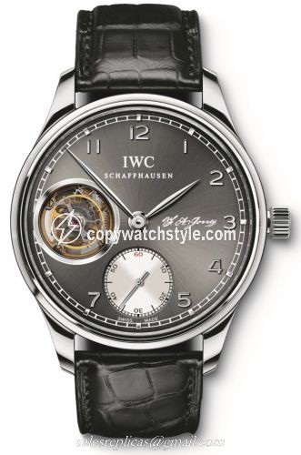 IWC Portugieser Tourbillon Hand-Wound F.A. Jones White Gold / Ardoise IW5447-03 IWC Portugieser Tourbillon Hand-Wound F.A. Jones White Gold / Ardoise IW5447-03