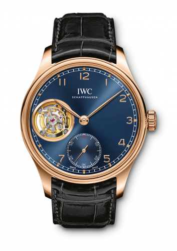 IWC Portugieser Tourbillon Red Gold / Blue IW5463-05 IWC Portugieser Tourbillon Red Gold / Blue IW5463-05