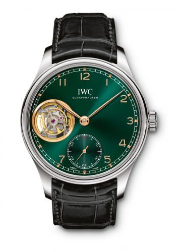 IWC Portugieser Tourbillon Hand-Wound White Gold / Green / Middle East IW5463-07 IWC Portugieser Tourbillon Hand-Wound White Gold / Green / Middle East IW5463-07