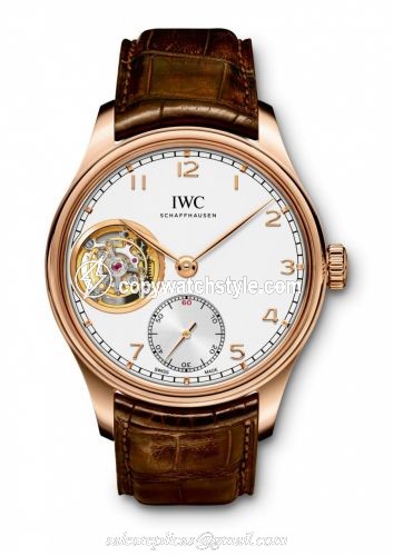 IWC Portugieser Tourbillon Hand-Wound Red Gold IW5463-02 IWC Portugieser Tourbillon Hand-Wound Red Gold IW5463-02