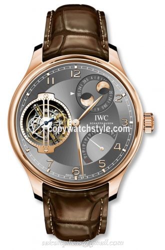 IWC Portugieser Constant-Force Tourbillon Double Moon Red Gold / Ardoise IW5901-01 IWC Portugieser Constant-Force Tourbillon Double Moon Red Gold / Ardoise IW5901-01
