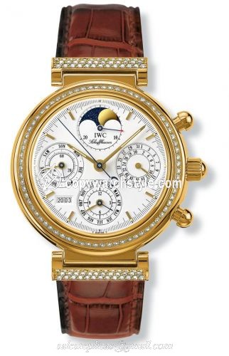 IWC Da Vinci Perpetual Yellow Gold / Diamond / White / German IW8153-01 IWC Da Vinci Perpetual Yellow Gold / Diamond / White / German IW8153-01