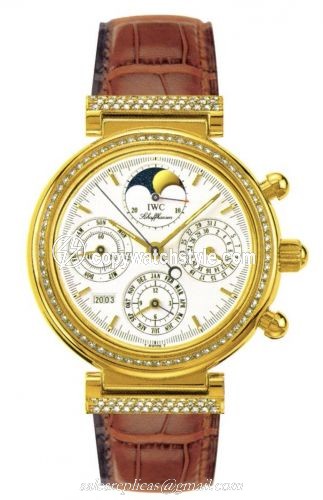 IWC Da Vinci Perpetual Yellow Gold / Diamond / White / French IW8153-04 IWC Da Vinci Perpetual Yellow Gold / Diamond / White / French IW8153-04