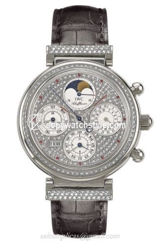 IWC Da Vinci Perpetual White Gold / Diamond / Paved / French IW8153-16 IWC Da Vinci Perpetual White Gold / Diamond / Paved / French IW8153-16