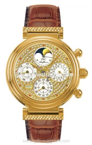 IWC Da Vinci Perpetual Red Gold / Diamond / Paved / English IW8153-17 IWC Da Vinci Perpetual Red Gold / Diamond / Paved / English IW8153-17