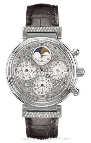 IWC Da Vinci Perpetual White Gold / Diamond / Paved / English IW8153-18 IWC Da Vinci Perpetual White Gold / Diamond / Paved / English IW8153-18
