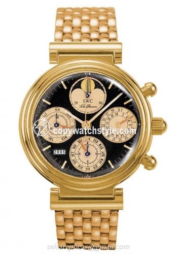 IWC Da Vinci Perpetual Red Gold / Black / Italian / Bracelet IW9252-10 IWC Da Vinci Perpetual Red Gold / Black / Italian / Bracelet IW9252-10