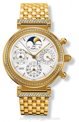 IWC Da Vinci Perpetual Yellow Gold / Diamond / White / German / Bracelet IW9253-01 IWC Da Vinci Perpetual Yellow Gold / Diamond / White / German / Bracelet IW9253-01