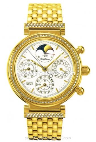 IWC Da Vinci Perpetual Yellow Gold / Diamond / White / French / Bracelet IW9253-04 IWC Da Vinci Perpetual Yellow Gold / Diamond / White / French / Bracelet IW9253-04
