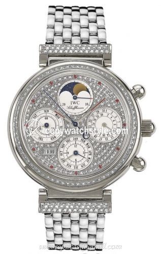 IWC Da Vinci Perpetual White Gold / Diamond / Paved / Italian IW9253-14 IWC Da Vinci Perpetual White Gold / Diamond / Paved / Italian IW9253-14