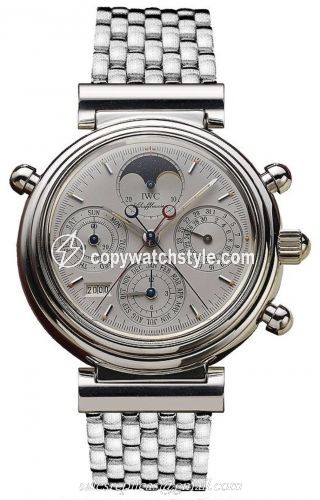 IWC Da Vinci Perpetual Rattrapante Platinum / Silver / English / Bracelet IW9254-07 IWC Da Vinci Perpetual Rattrapante Platinum / Silver / English / Bracelet IW9254-07