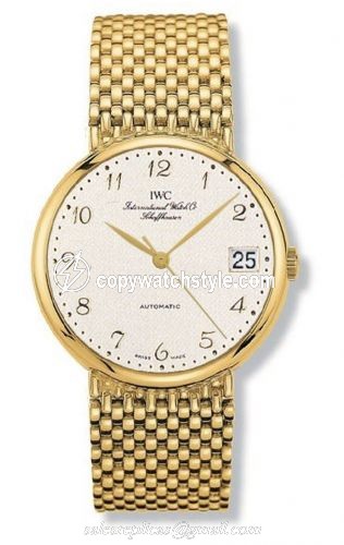 IWC Portofino Automatic Yellow Gold / Silver - Breguet / Strap IW9261-03 IWC Portofino Automatic Yellow Gold / Silver - Breguet / Strap IW9261-03