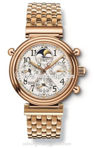 IWC Da Vinci Perpetual Rattrapante Rose Gold / Silver / Italian / Bracelet IW9272-02 IWC Da Vinci Perpetual Rattrapante Rose Gold / Silver / Italian / Bracelet IW9272-02