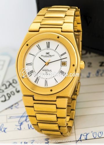 IWC Ingenieur SL Quartz Gold / Roman IW9701 Roman IWC Ingenieur SL Quartz Gold / Roman IW9701 Roman