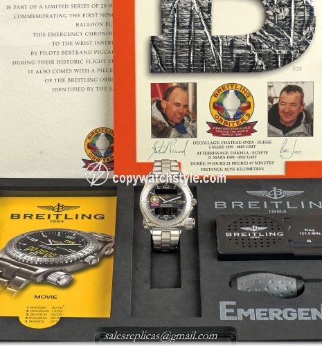 Breitling Emergency Orbiter White Gold J56321 Orbiter Breitling Emergency Orbiter White Gold J56321 Orbiter