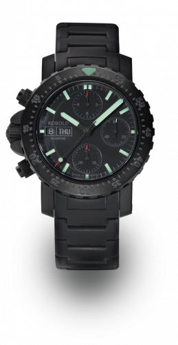 Kobold Phantom Black Ops Chronograph DLC / Black / Bracelet KN 321866-1