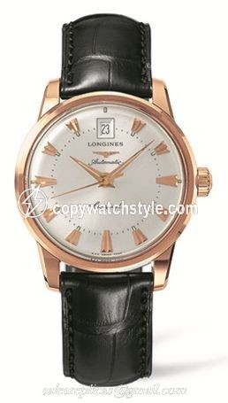 Longines Conquest Heritage Pink Gold L1.611.8.78.4 Longines Conquest Heritage Pink Gold L1.611.8.78.4