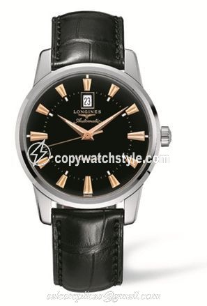Longines Conquest Heritage 40mm Black Dial L1.645.4.52.4 Longines Conquest Heritage 40mm Black Dial L1.645.4.52.4