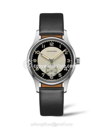 Longines Heritage 38.5 Small Seconds Tuxedo / Bull's Eye L2.330.4.93.0 Longines Heritage 38.5 Small Seconds Tuxedo / Bull's Eye L2.330.4.93.0