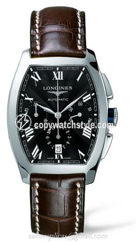 Longines Evidenza Chronograph Black L2.643.4.51.4 Longines Evidenza Chronograph Black L2.643.4.51.4