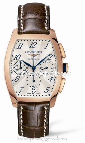 Longines Evidenza Chronograph Pink Gold L2.643.8.73.9 Longines Evidenza Chronograph Pink Gold L2.643.8.73.9