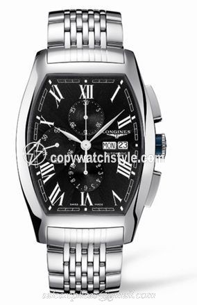 Longines Evidenza Chronograph XL Black Bracelet L2.701.4.58.6 Longines Evidenza Chronograph XL Black Bracelet L2.701.4.58.6