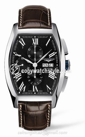 Longines Evidenza Chronograph XL Black L2.701.4.58.9 Longines Evidenza Chronograph XL Black L2.701.4.58.9