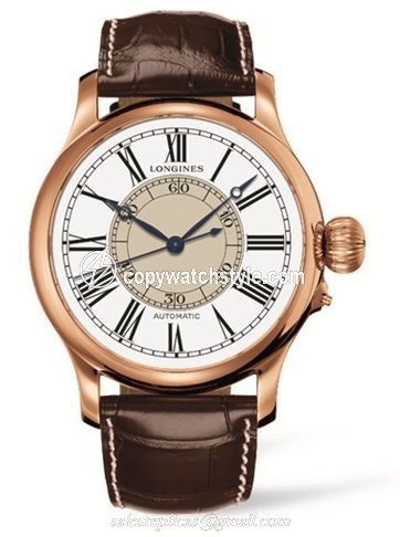 Longines Weems Second-Setting Watch Pink Gold Roman L2.713.8.11.0 Longines Weems Second-Setting Watch Pink Gold Roman L2.713.8.11.0