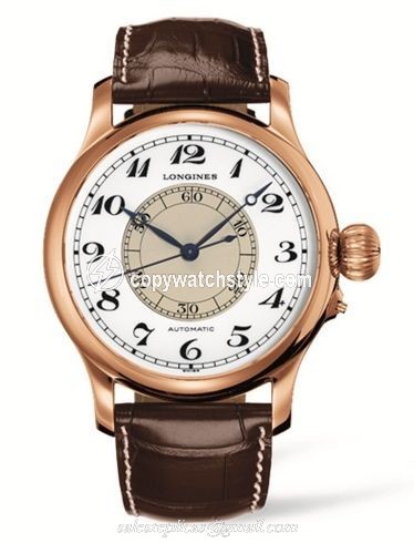 Longines Weems Second-Setting Watch Pink Gold Arabic L2.713.8.13.0 Longines Weems Second-Setting Watch Pink Gold Arabic L2.713.8.13.0
