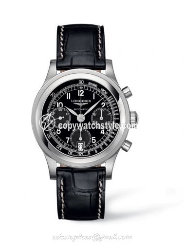 Longines Heritage 1942 Black L2.768.4.53.2 Longines Heritage 1942 Black L2.768.4.53.2