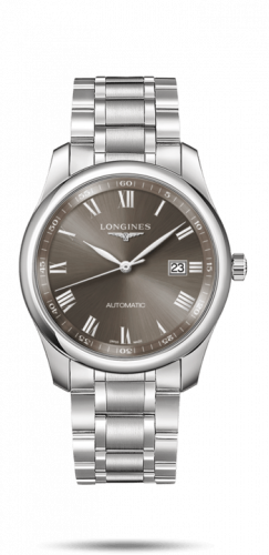 Longines Master Collection 40 Date Stainless Steel / Grey Roman / Bracelet L2.793.4.71.6 Longines Master Collection 40 Date Stainless Steel / Grey Roman / Bracelet L2.793.4.71.6