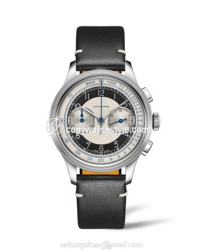 Longines Heritage Chronograph Tuxedo / Bull's Eye L2.830.4.93.0
