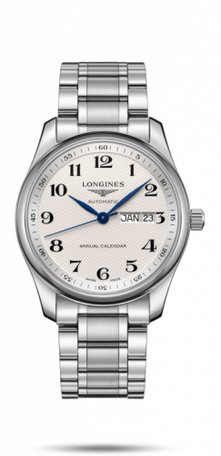 Longines Master Collection 40mm Annual Calendar Stainless Steel / Silver-Arabic / Bracelet L2.910.4.78.6 Longines Master Collection 40mm Annual Calendar Stainless Steel / Silver-Arabic / Bracelet L2.910.4.78.6