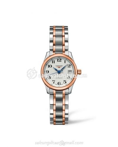 Longines Master Collection Date 25.5 Two Tone Pink L2.128.5.79.7 Longines Master Collection Date 25.5 Two Tone Pink L2.128.5.79.7