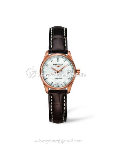 Longines Master Collection Date 25.5 Pink Gold L2.128.8.87.3 Longines Master Collection Date 25.5 Pink Gold L2.128.8.87.3