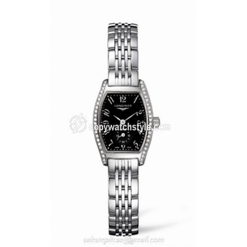 Longines Evidenza 19.6 Diamond Black Bracelet L2.175.0.53.6