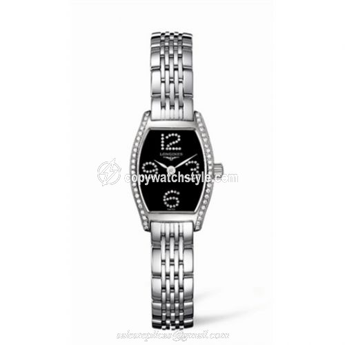 Longines Evidenza 19.6 Diamond Diamond Arabic Bracelet L2.175.0.57.6