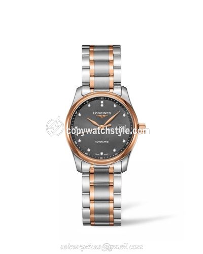 Longines Master Collection 29 Two Tone Rose / Grey L2.257.5.07.7