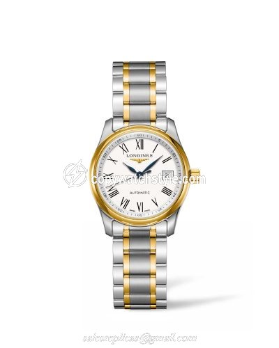 Longines Master Collection 29 Two Tone / White Roman L2.257.5.11.7