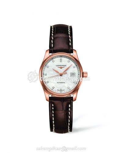Longines Master Collection Date 29 Pink Gold L2.257.8.87.3 Longines Master Collection Date 29 Pink Gold L2.257.8.87.3
