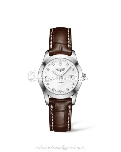Longines Conquest Classic Automatic 29.5 Stainless Steel / MOP / Strap L2.285.4.87.3