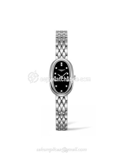 Longines Symphonette S Black / Bracelet L2.304.4.57.6
