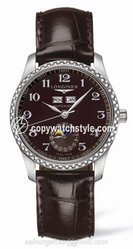 Longines Master Collection Calendar 36 Stainless Steel / Diamond / Brown MOP L2.503.0.03.3 Longines Master Collection Calendar 36 Stainless Steel / Diamond / Brown MOP L2.503.0.03.3